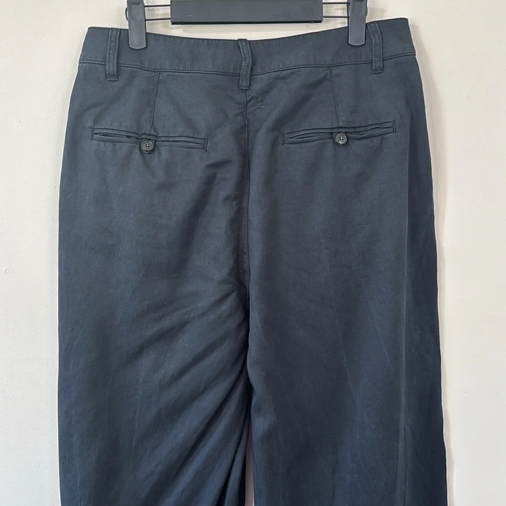 Madewell The Harlow Wide-Leg Pant Black Size 12 - Picture 8 of 11